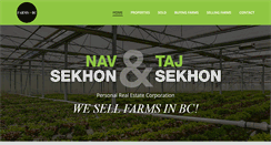 Desktop Screenshot of farmsinbc.com